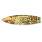 MINI 23" SURF BOARD WALL ACCENT RETRO TIKI BAR OPEN