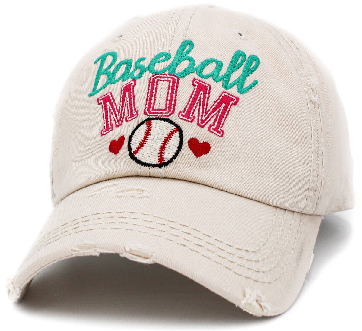Baseball Mom Washed Vintage Ballcap