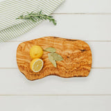 Olive Wood Cutting Board No Handle: 17.5''