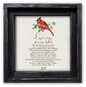 FRAMED CANVAS ALWAYS WITH YOU CARDINAL