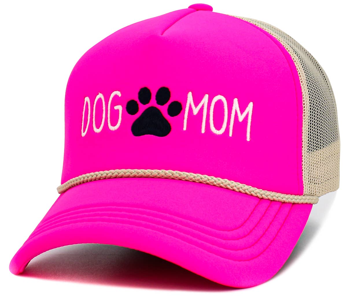Dog Mom Foam Trucker Mesh Cap