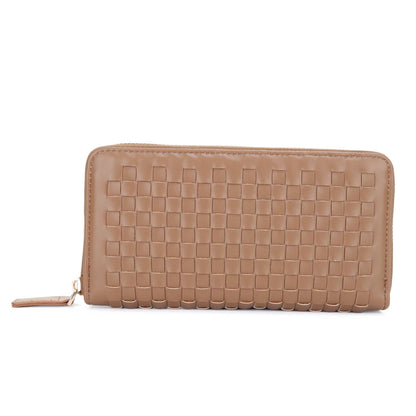 EJ60301 Yoona Woven Zip Wallet
