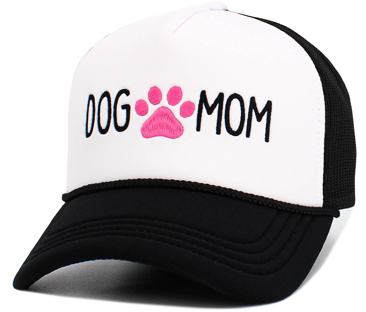 Dog Mom Foam Trucker Mesh Cap
