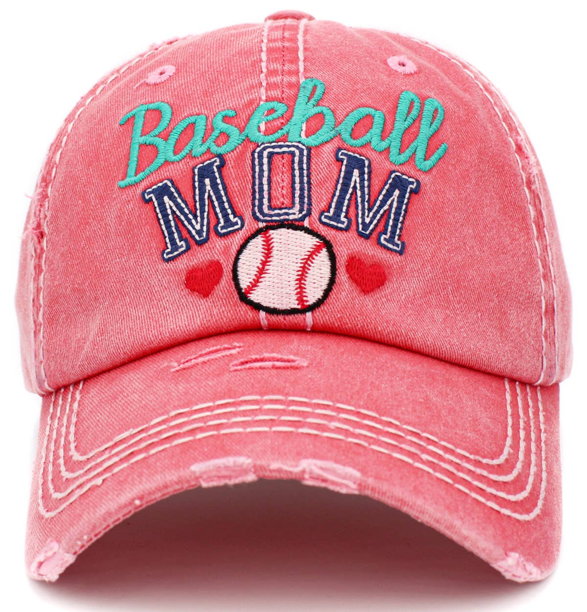 Baseball Mom Washed Vintage Ballcap