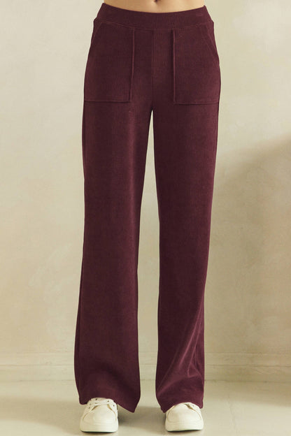 Yelete Relaxed Fit Corduroy Lounge Pants 827CD001
