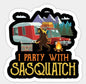 I party with Sas: Sticker