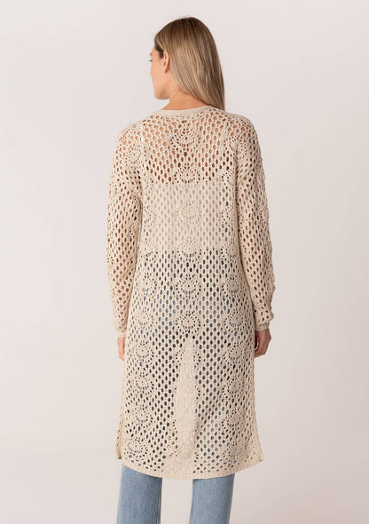 Long Sleeve Crochet Cardigan