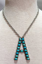 Blaze Initial Necklace-Silver