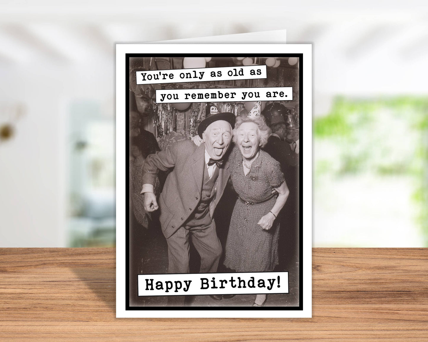 Funny Birthday Cards for Men - Greeting Cards with Display