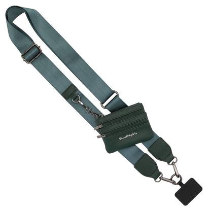 Clip & Go Crossbody Strap with Pouch - Solid Collection