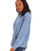 Unisex Fit Burnout Fleece Pullover Hoodie