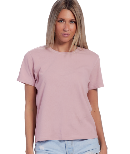 Ladies Jersey Crew Neck Cu-Tee