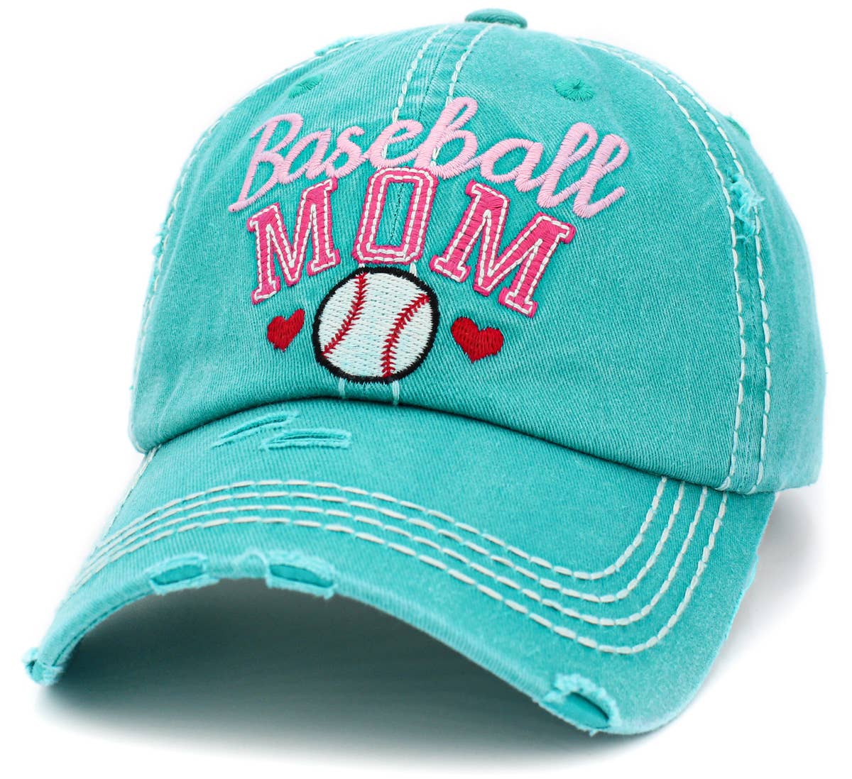 Baseball Mom Washed Vintage Ballcap