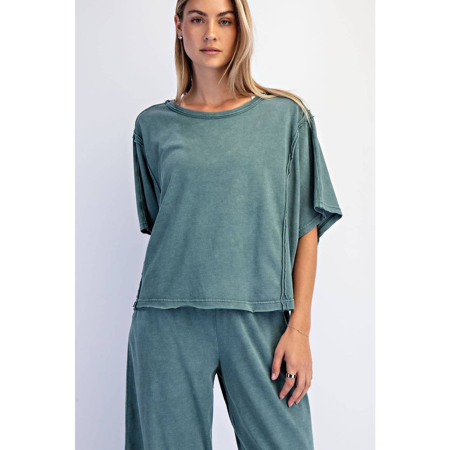 Rae Mode Mineral Washed Boxy Tee T0080