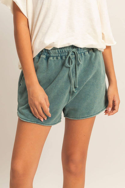 Hyfve DZ26A266 Relaxed Drawstring Shorts
