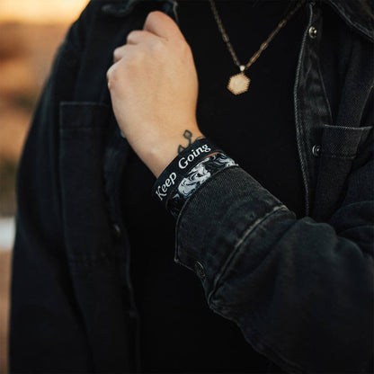 Keep Going Interactive Affirmation Bracelet