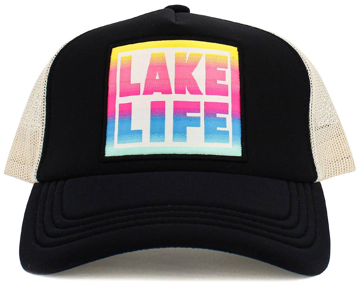 Lake Life Meshback Ballcap: LPUR