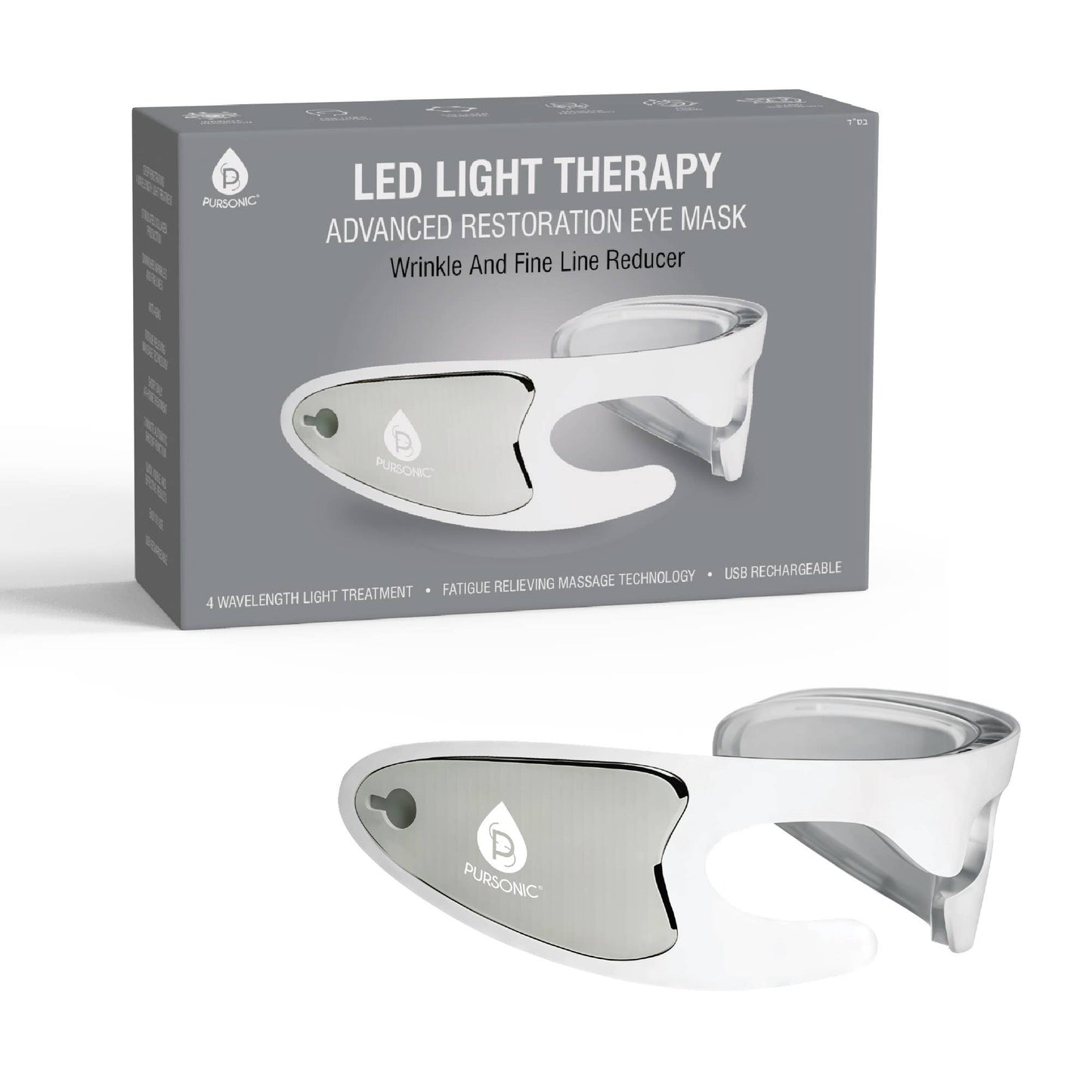 Pursonic LED Light Therapy Advanced Restoration Eye Mask