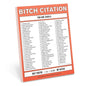 Bitch Citation Nifty Note