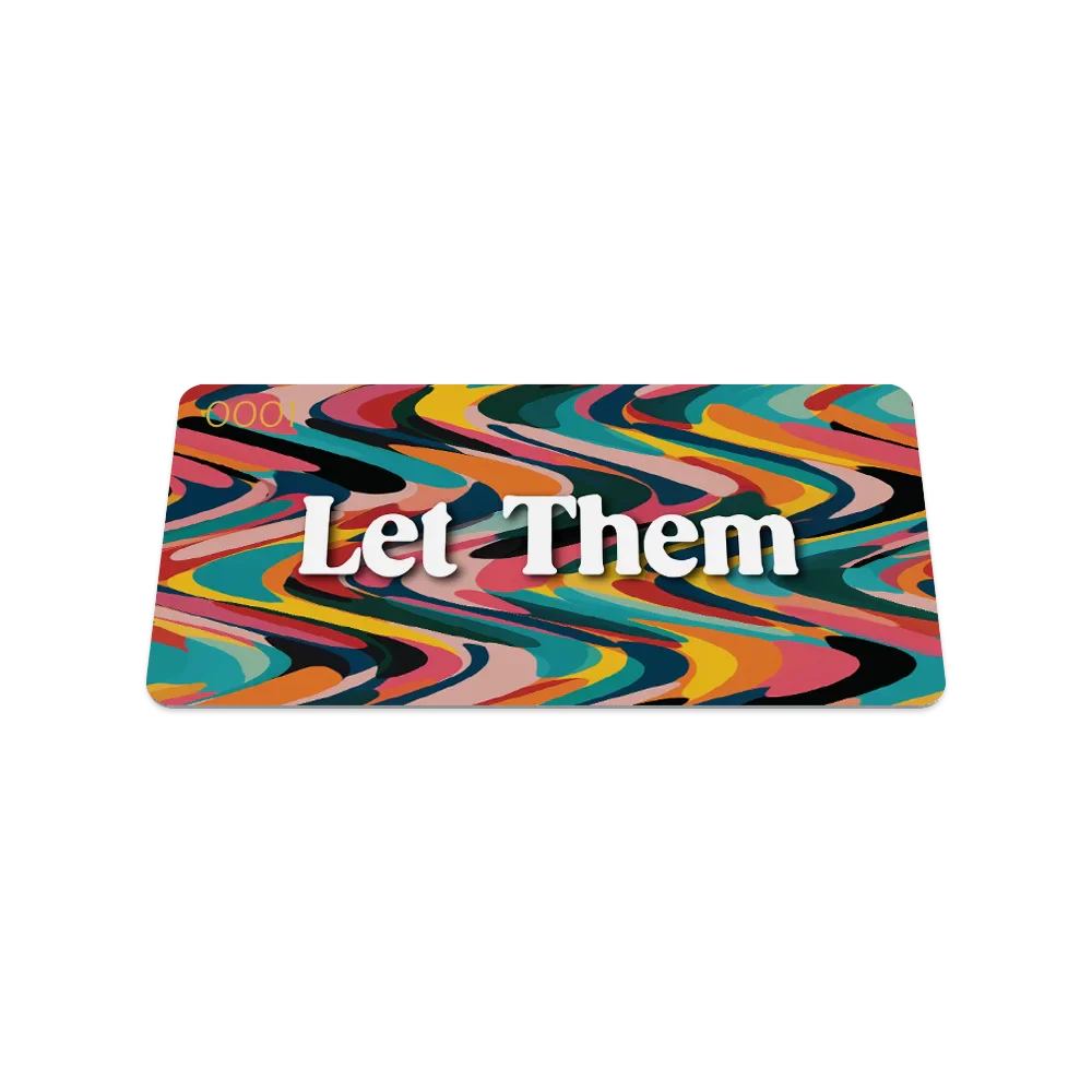 Let Them Interactive Affirmation Bracelet