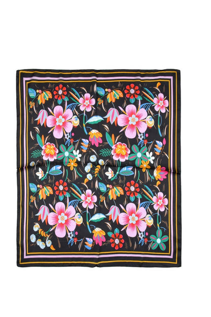 BS0047 Multi Color Flower Print Bandana