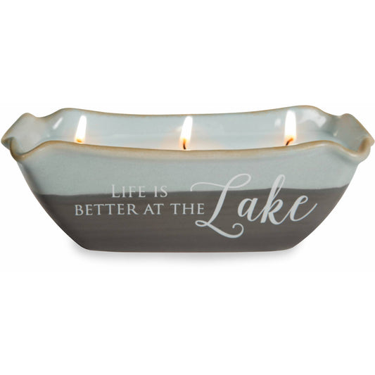 At The Lake - Triple Wick 10 oz Soy Wax Candle