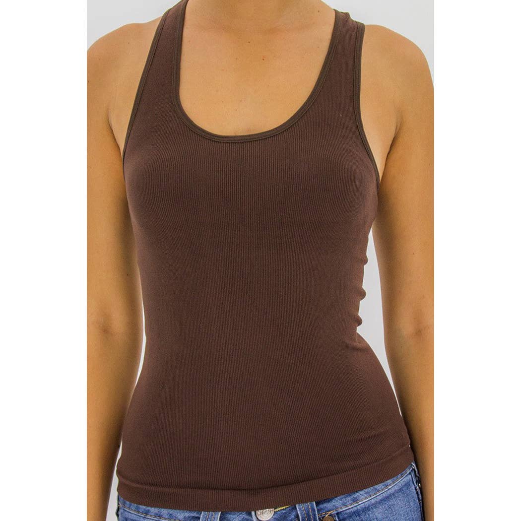 Happy Place Lake of the Ozarks Ribbed Racerback Tank Top