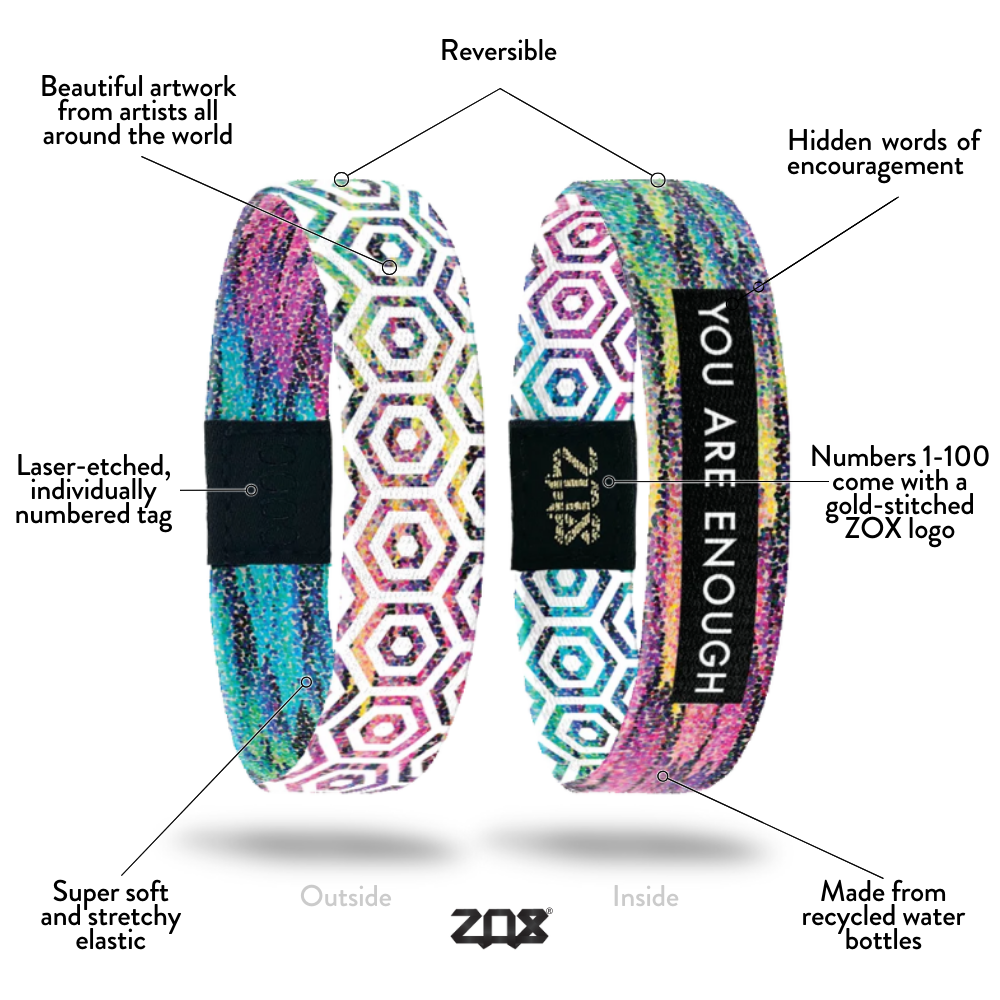 You Are Enough Interactive Affirmation Bracelet
