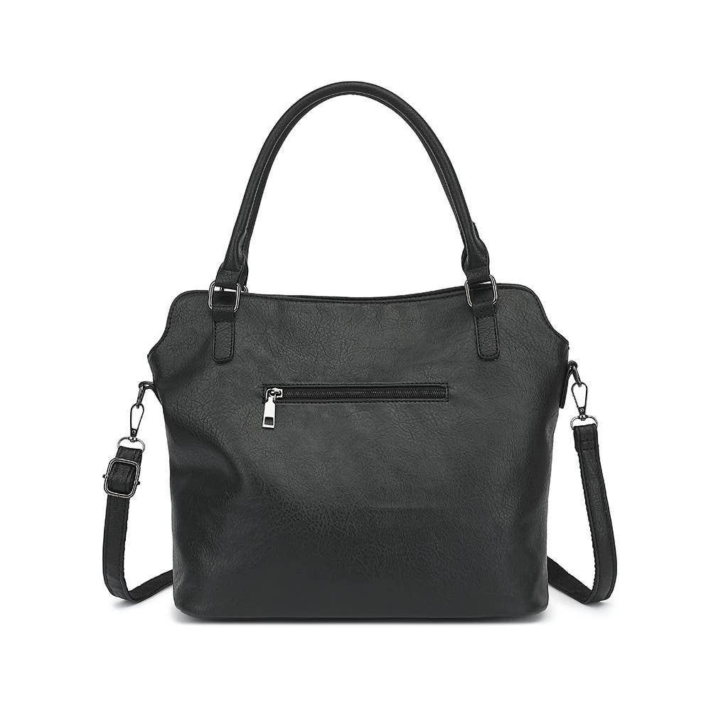COW HANDBAG TOTE BAG CROSS BAG CLUTCH PURSE SET