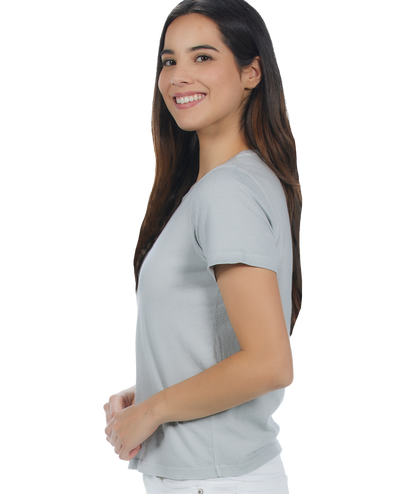 Ladies Jersey Crew Neck Cu-Tee