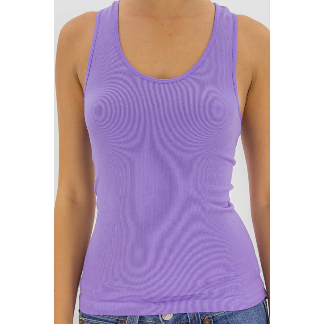 Happy Place Lake of the Ozarks Ribbed Racerback Tank Top