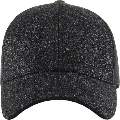 Glitter Meshback Baseball Cap