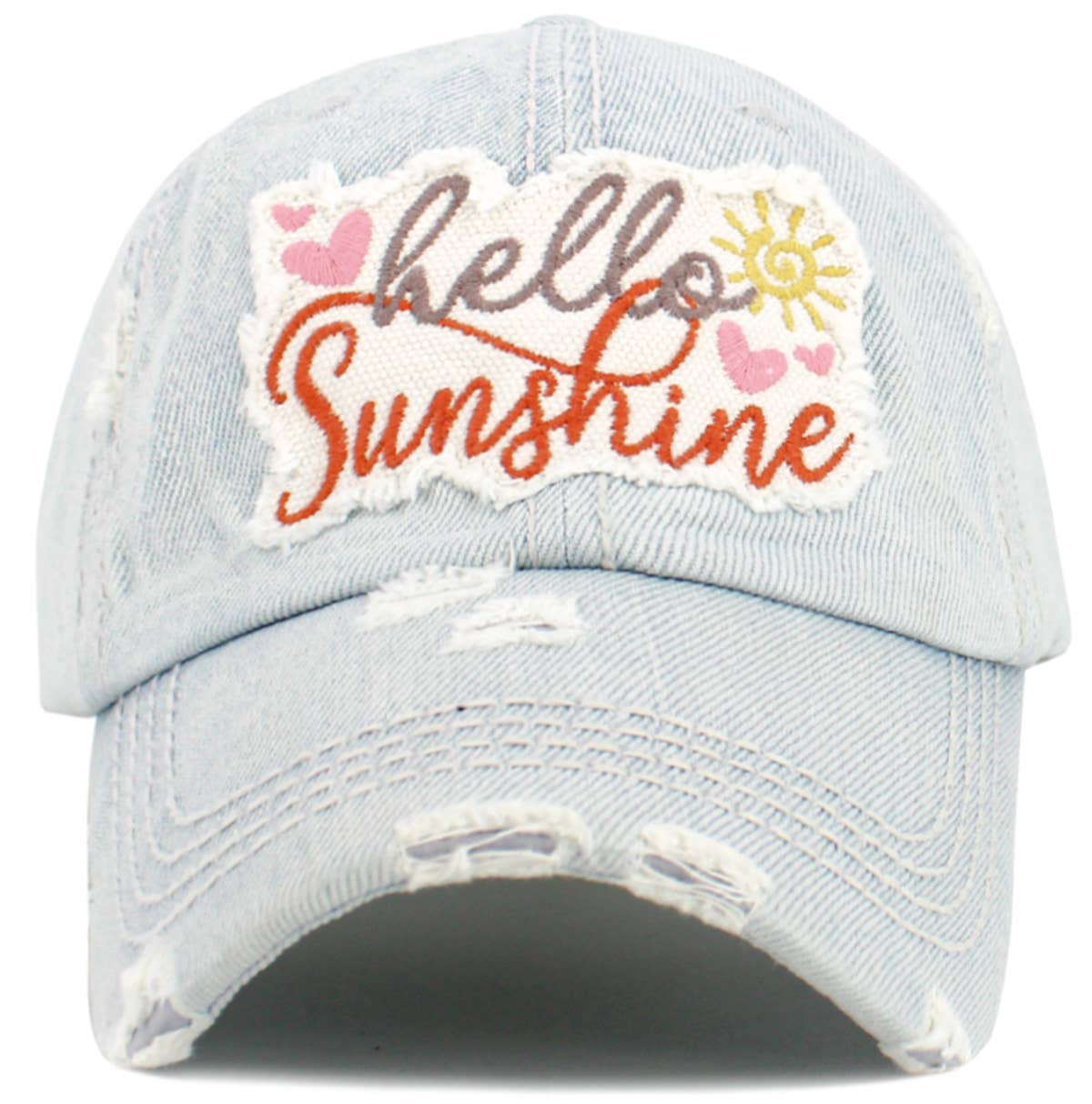 Hello Sunshine Washed Vintage Ballcap