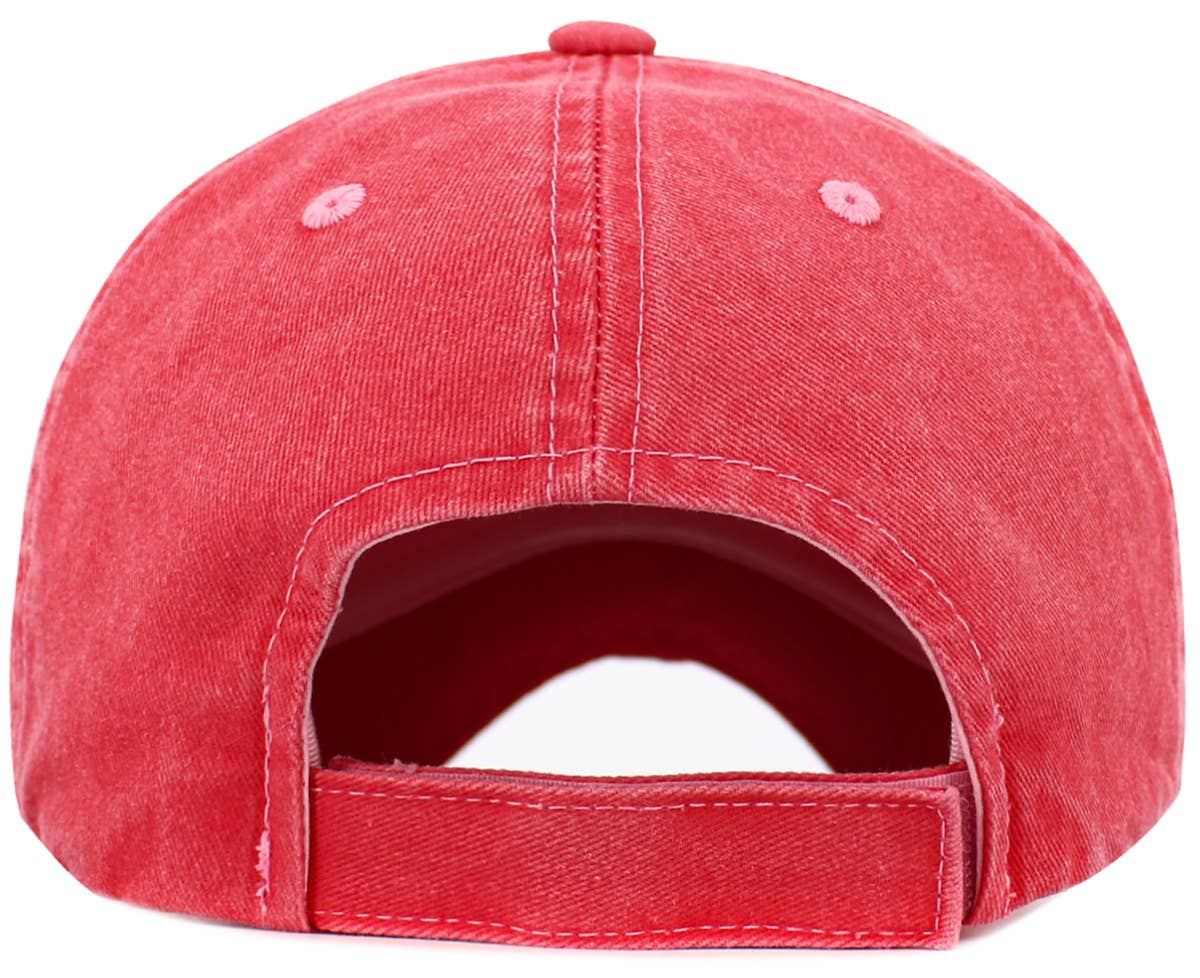 Heart Flag Vintage Ballcap