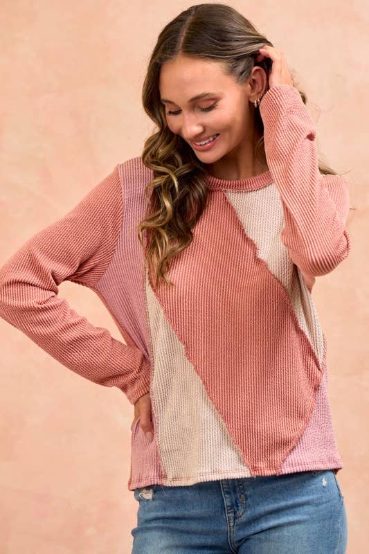 LMT4804-Bold and basic cut ou rib top