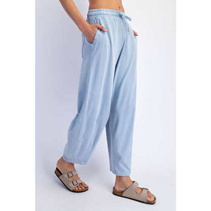 Mineral Washed Cotton Barrel Pant P6455