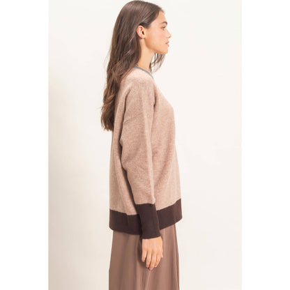 HYFVE Color block Visible Seam Sweater HF26E151