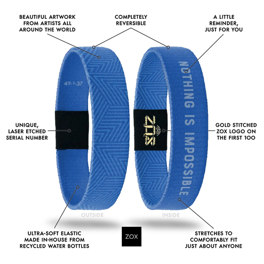 Nothing Is Impossible Bible Verse Bracelet