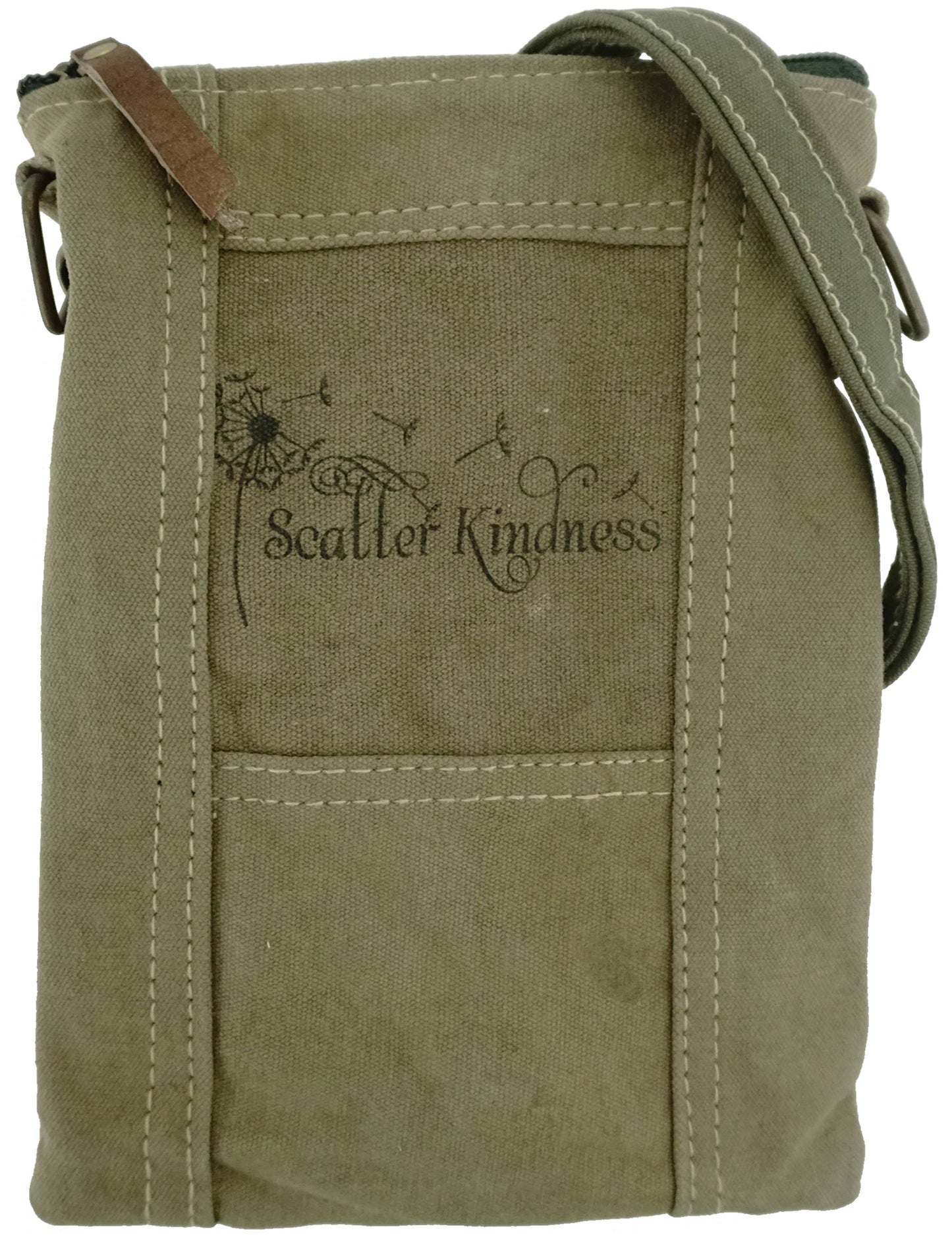 Scatter Kindness Recycled Tent Crossbody