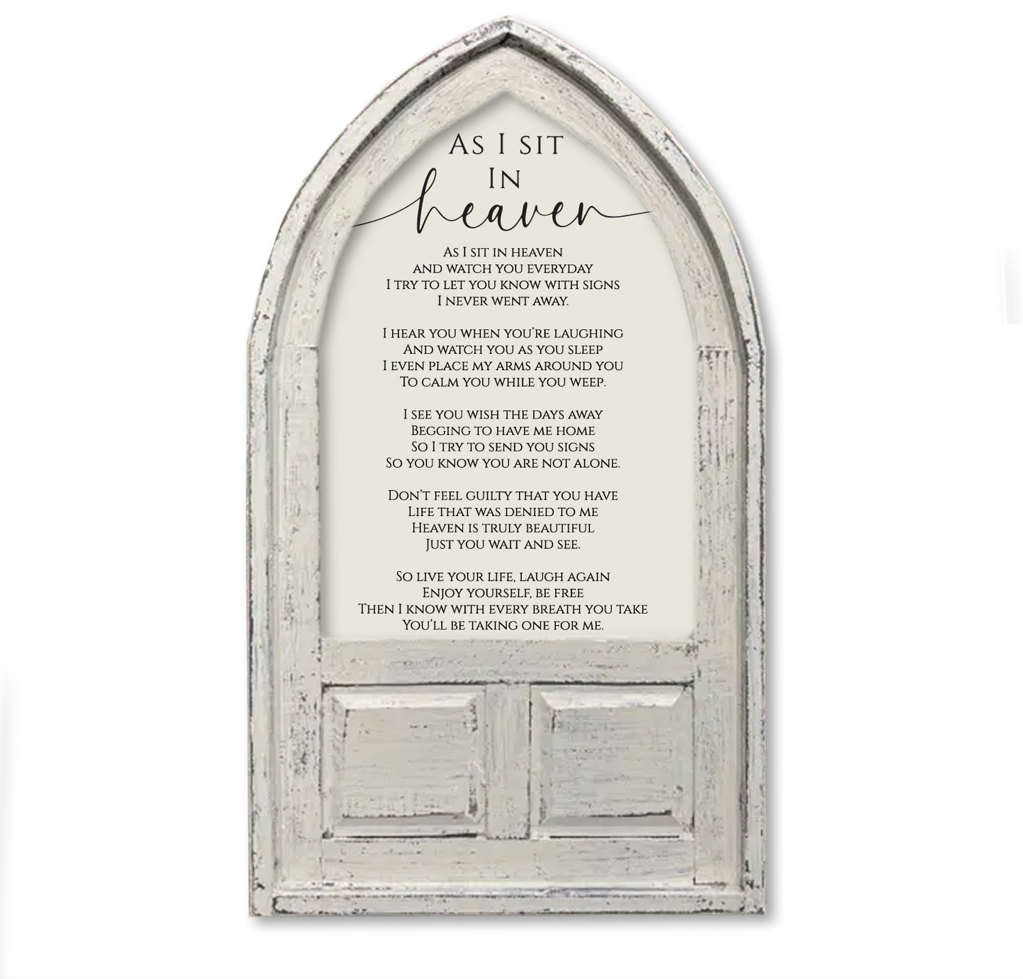 ARCH CANVAS AS I SIT IN HEAVEN