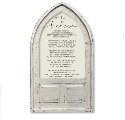 ARCH CANVAS AS I SIT IN HEAVEN