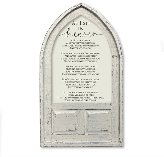 ARCH CANVAS AS I SIT IN HEAVEN