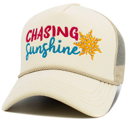 Chasing Sunshine Foam Trucker Mesh Cap