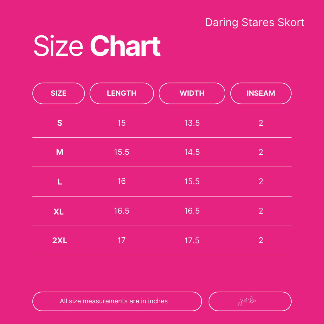 Daring Stares Studded Skort