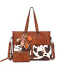 COW HANDBAG TOTE BAG CROSS BAG CLUTCH PURSE