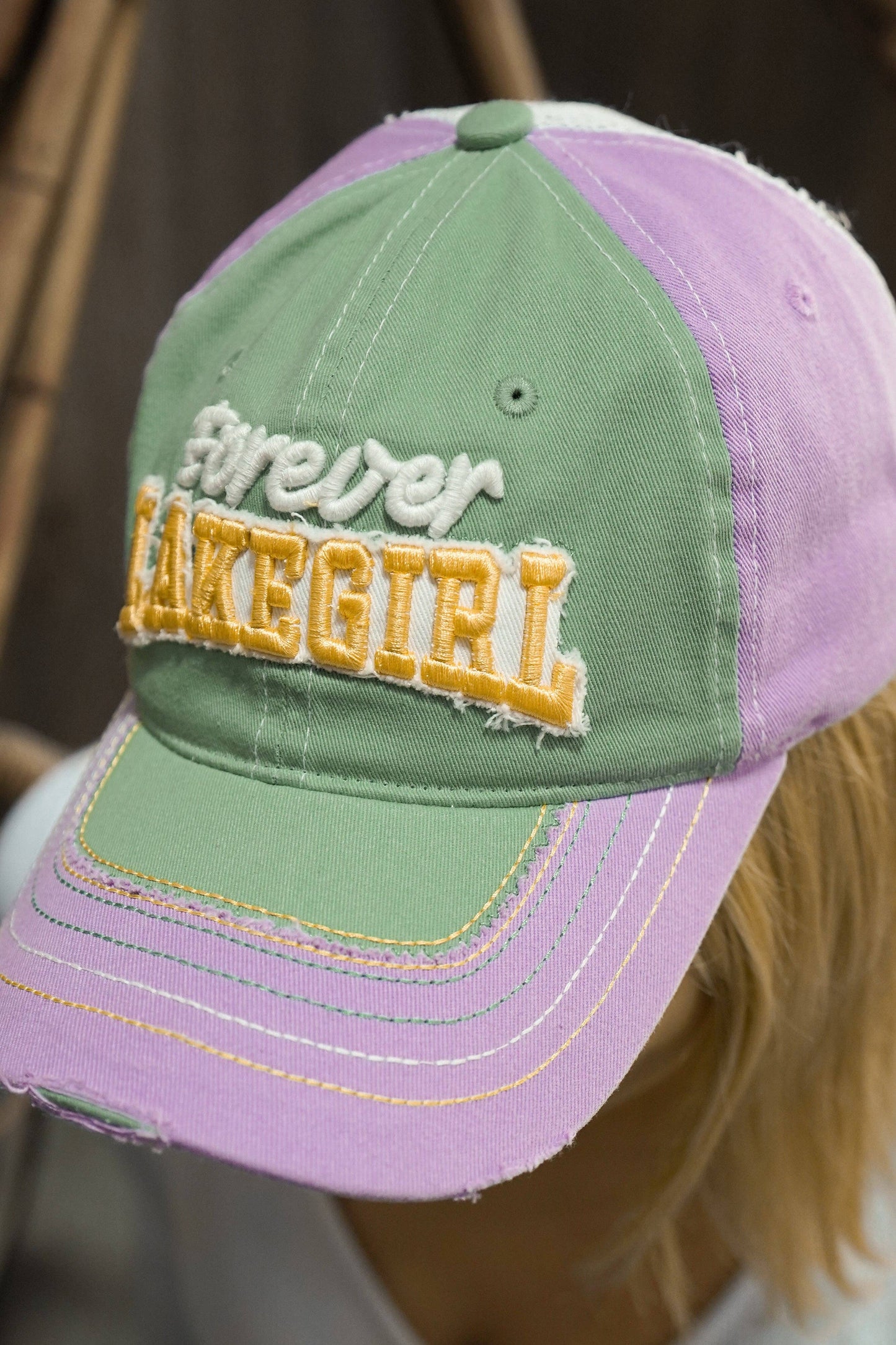Jeannie Mesh Cap in Agave hat