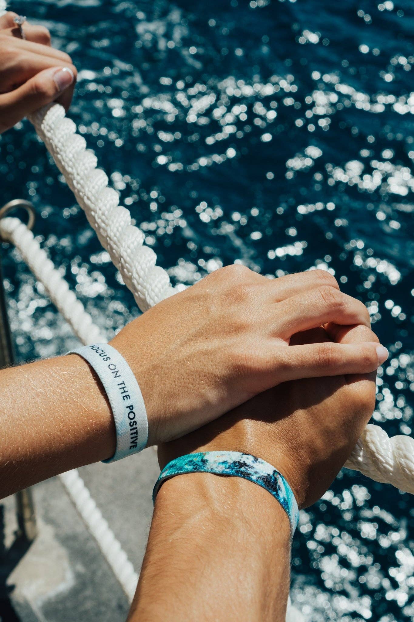 Focus on the Positive Interactive Affirmation Bracelet