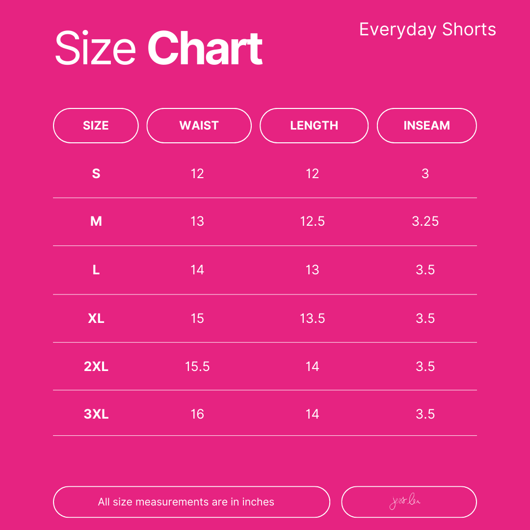 Eternal Blossom Everyday Shorts- Pink