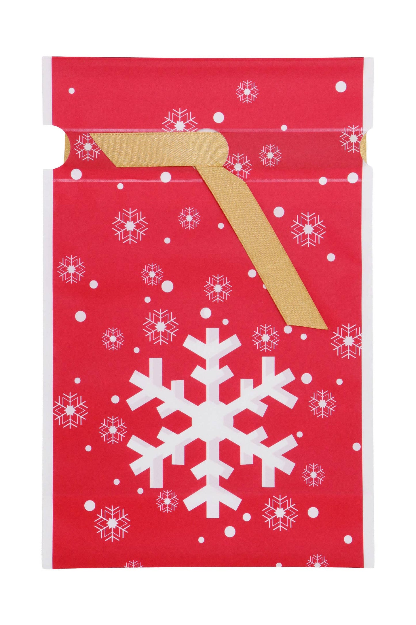 Christmas Drawstring Plastic Treat Bag - 48 Pcs