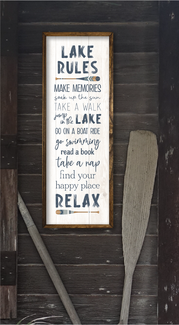 TIMBERLAND FRAME LAKE RULES